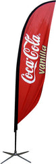 Custom Printed Full Color Feather Flags and Stands